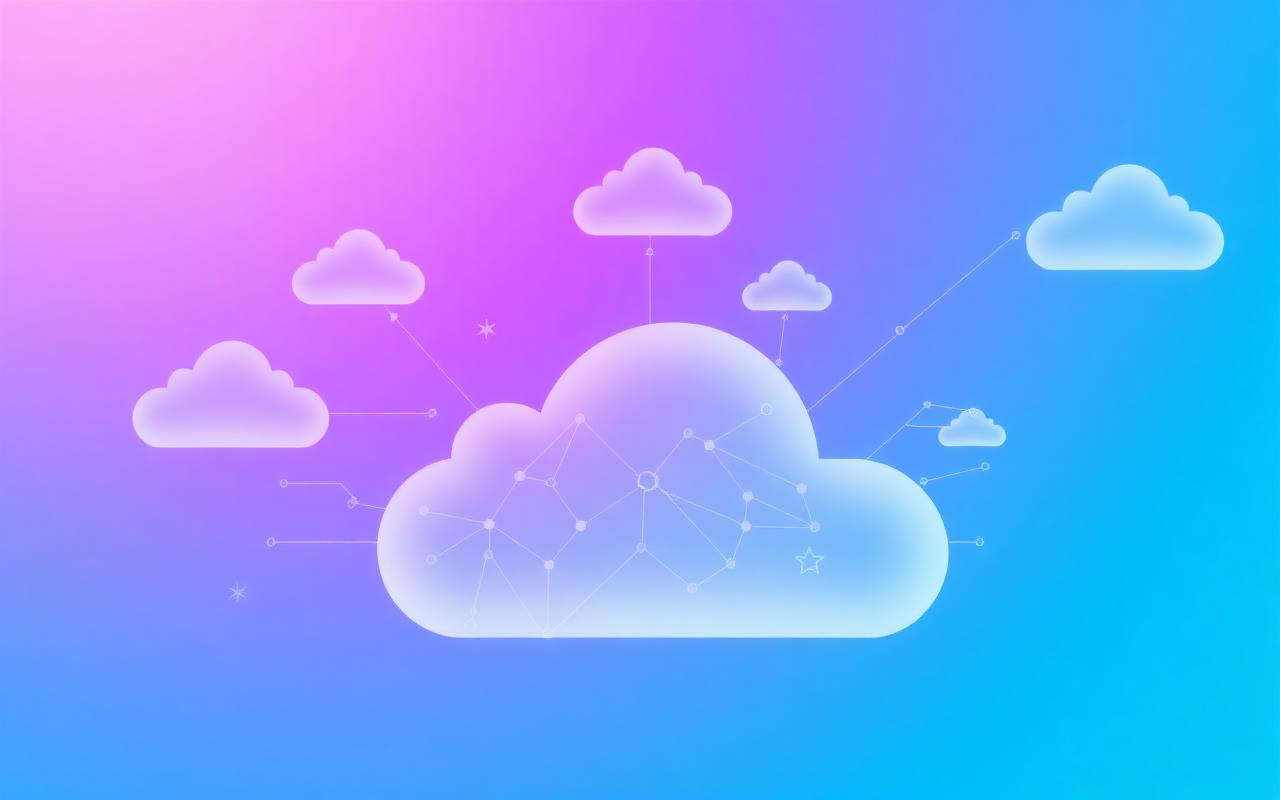 Cloud computing illustration